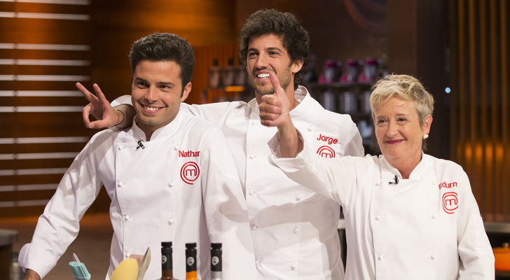 Nathan, Jorge y Edurne, finalistas de 'MasterChef 5'