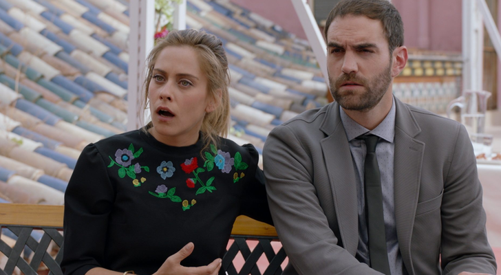 María León y Jon Plazaola en 'Allí Abajo'