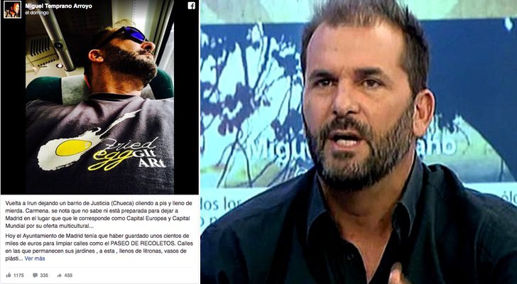 Miguel Temprano y su polémica publicación