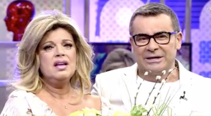 Terelu, emocionada junto a Jorge Javier Vázquez en 'Sálvame'