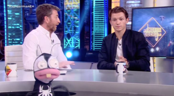 Tom Holland y Pablo Motos en 'El hormiguero'