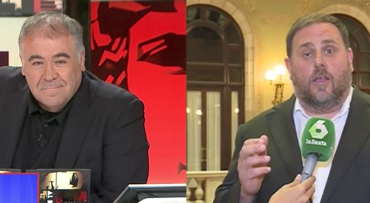 García Ferreras y Oriol Junqueras en &#39;Al rojo vivo&#39;