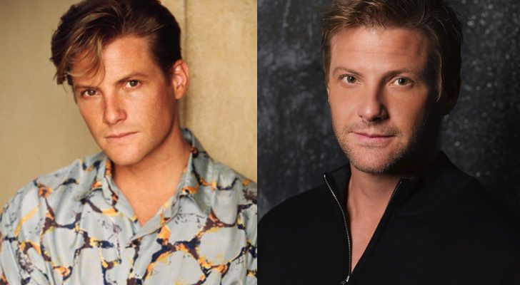 A la izquierda, Doug Savant en 'Melrose Place'; a la derecha, en la actualidad