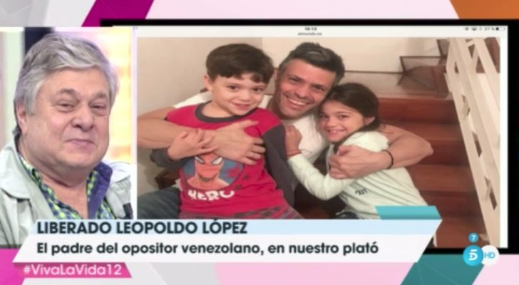 El padre de Leopoldo López, un mar de lágrimas en 'Viva la vida'