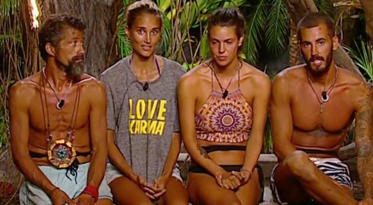 Laura, Alba, José Luis e Iván, finalistas de 'Supervivientes'