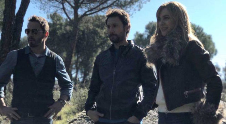 Ismael Martínez, Raúl Fernández y Marta Hazas en el reencuentro de &#39;El Internado&#39;