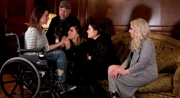 OG3NE junto a sus padres en Eurovisión 2017