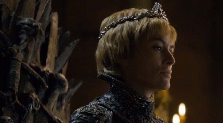 Cersei Lannister en el primer capítulo de la séptima temporada