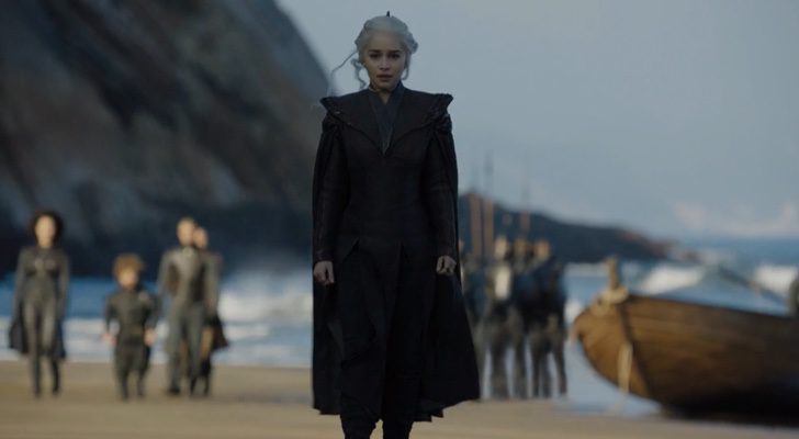 Daenerys Targaryen en el primer capítulo de la séptima temporada