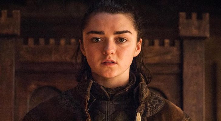Arya Stark (Maisie Williams) en su aparición en "Rocadragón"