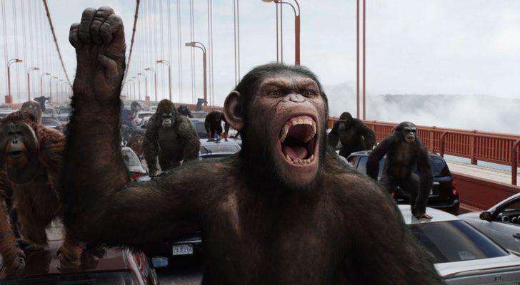 "El origen del planeta de los simios", líder en FDF
