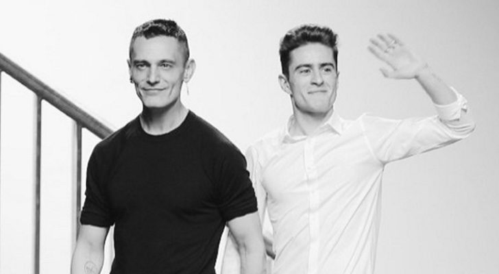 Pelayo Díaz y David Delfín, en una imagen juntos