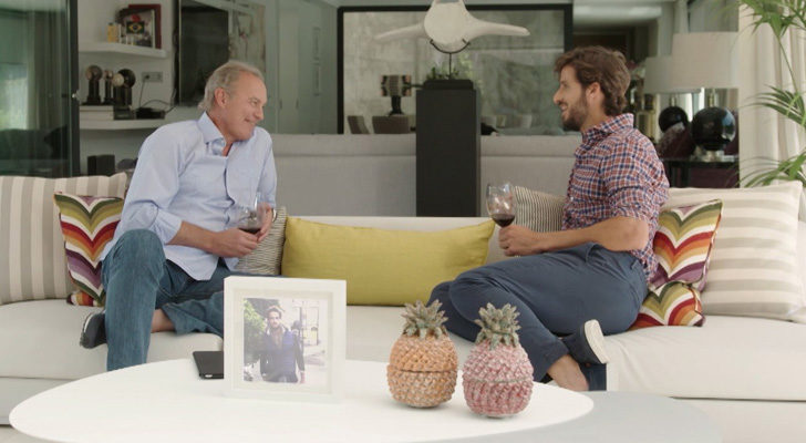 Bertín Osborne y Feliciano López