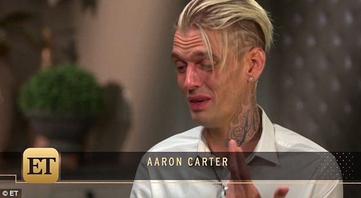 Aaron Carter habla entre lágrimas en Entertainment Tonight sobre su detención