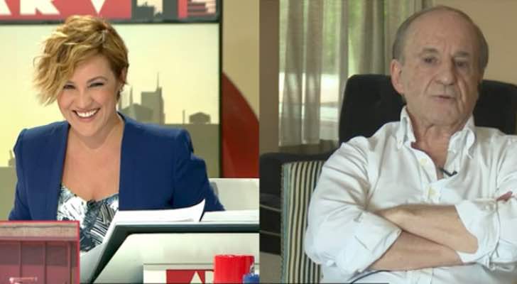 Cristina Pardo y José María García en 'Al rojo vivo'