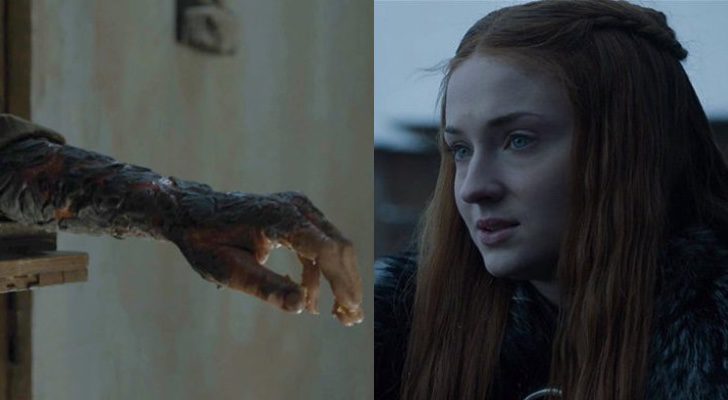 Jorah Mormont y Sansa Stark en "Rocadragón"