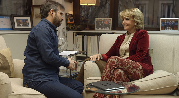 Jordi Évole entrevista a Esperanza Aguirre en 'Salvados'