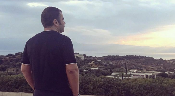 Jorge Javier Vázquez durante su viaje a Grecia