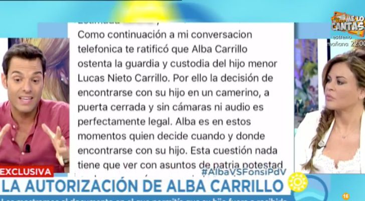 Teresa Bueyes, la abogada de Alba Carrillo, en 'El programa del verano'