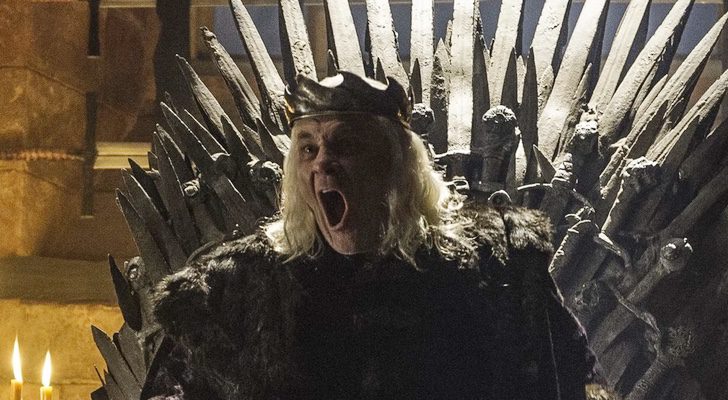 Aerys II Targaryen "El Rey Loco", en una visión de Bran Stark