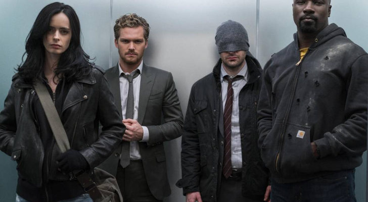 Protagonistas de 'Marvel - The Defenders'