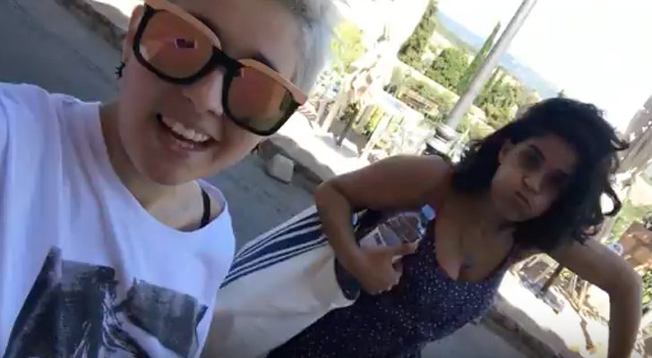 Alejandra Castelló y Babeth Ripoll en su viaje de vacaciones