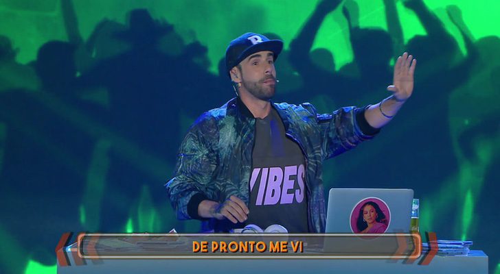 David Carrillo imitando a Kiko Rivera en 'Me lo dices o me lo cantas'