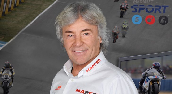 Ángel Nieto, expiloto y colaborador televisivo