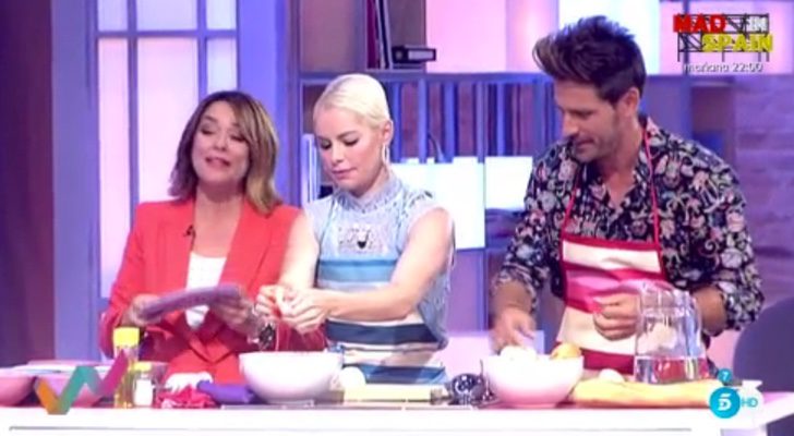 Soraya y Guillermo Martín con Toñi Moreno en 'Viva la vida'