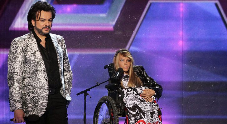 Philip Kirkirov junto a Yulia Samoylova