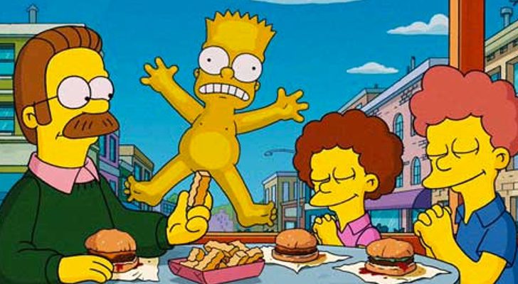 Escena de "Los Simpson: la película"