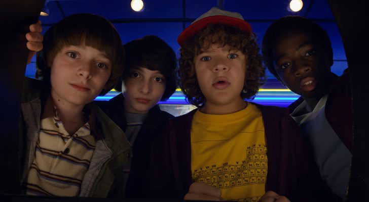 Mike, Lucas, Dustin y Will en la segunda temporada de 'Stranger Things'