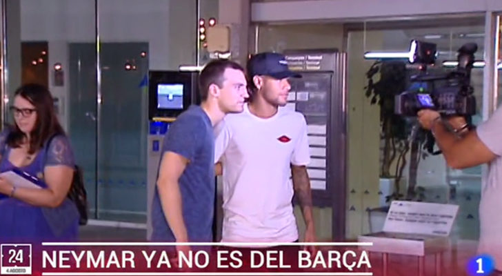 Neymar en el 'Informativo matinal'