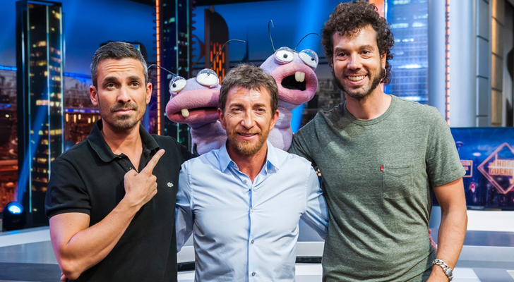 Pablo Motos y los colaboradores Juan y Damián de &#39;El hormiguero&#39;