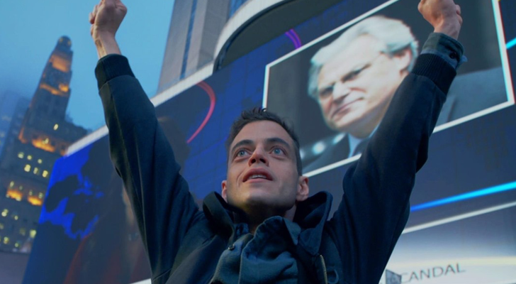 Rami Malek en 'Mr.Robot'