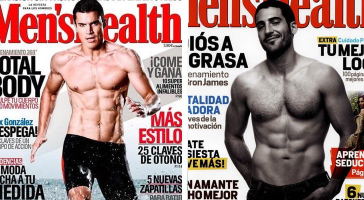 Álex González y Miguel Ángel Silvestre siendo portada de una famosa revista masculina