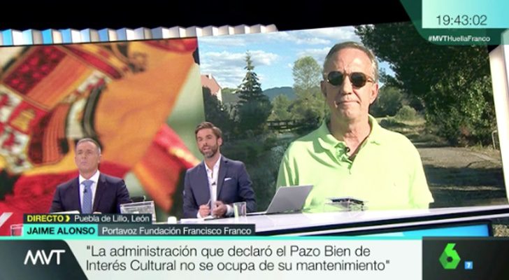 Jaime Alonso interviniendo en 'Más vale tarde'