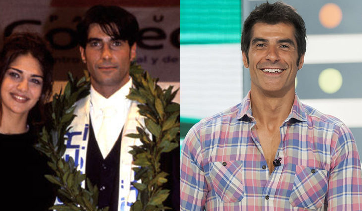 Jorge Fernández como Míster (izq) y en &#39;La ruleta de la suerte&#39; (der)