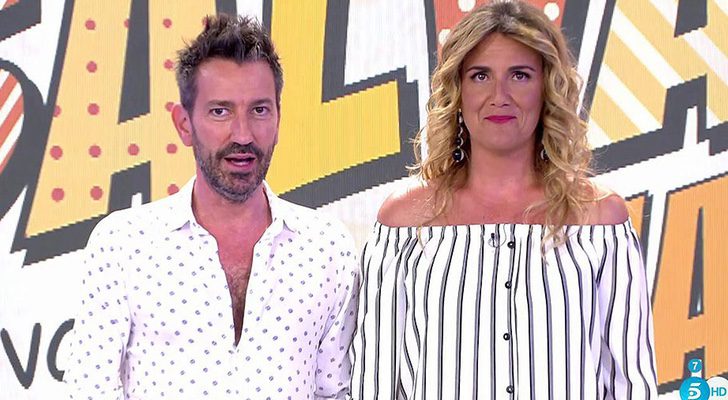 David Valldeperas y Carlota Corredera en 'Sálvame'