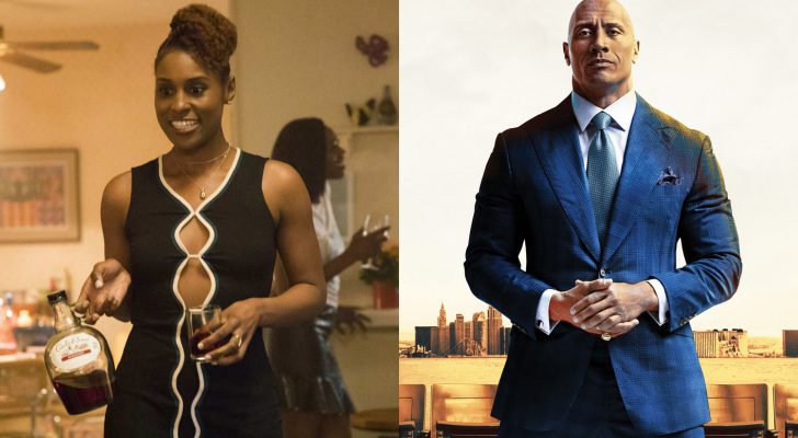 Issa Rae y Dwayne Johnson en 'Insecure' y 'Ballers'