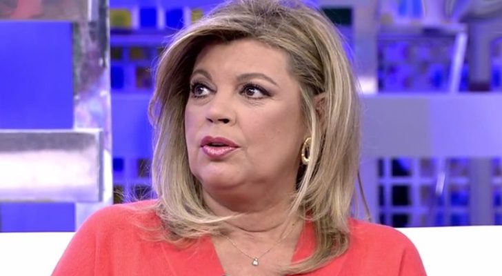 Terelu Campos en el plató de 'Sálvame'