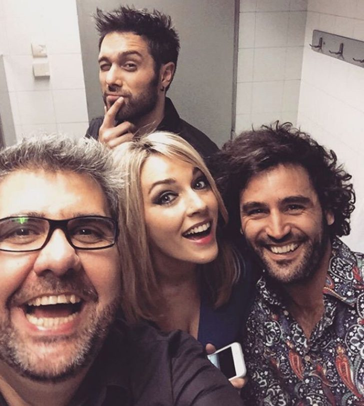 Dani Martínez, Florentino Fernández, Anna Simón y Raúl Gómez