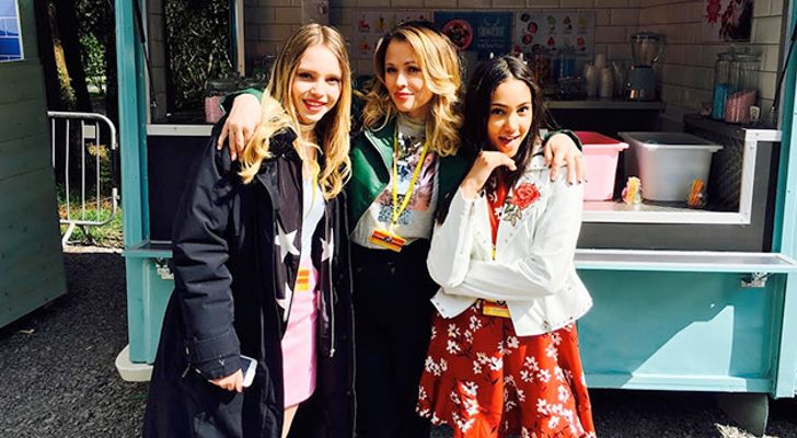  Kimberley Walsh en el rodaje de &#39;The Lodge&#39;