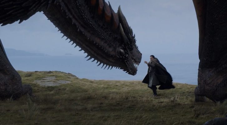 Jon y Drogon en el 7x05 de &#39;Juego de Tronos&#39;