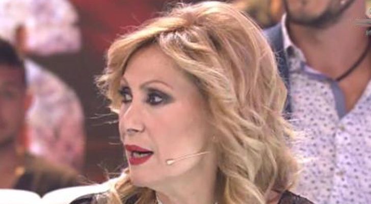 Rosa Benito en el plató de 'Supervivientes 2017'