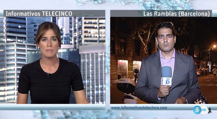 Las cadenas nacionales incorporan crespones negros en sus emisiones