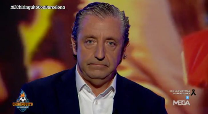 Josep Pedrerol, visiblemente afectado tras los atentados en Cataluña