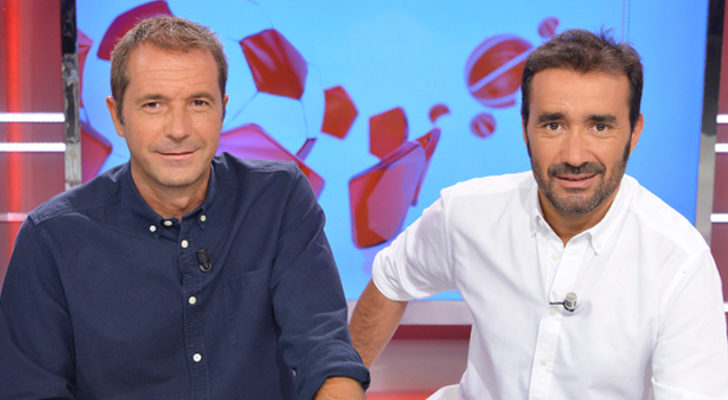 Manu Carreño y Juanma Castaño en 'Deportes Cuatro'
