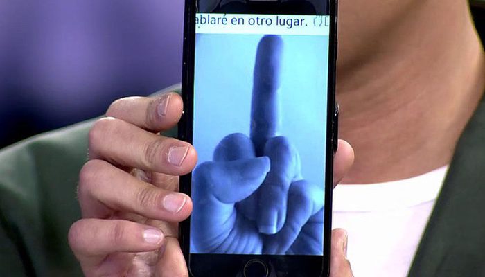 La foto enviada por Campanario a 'Sálvame'