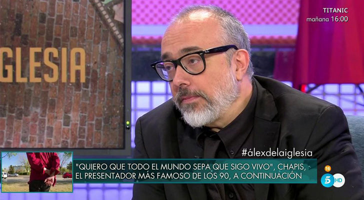 Álex de la Iglesia visitó el plató de 'Sábado Deluxe'